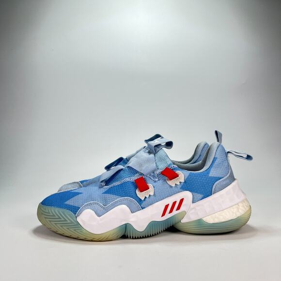 Adidas Trae Young 1 Blue Athletic Sneakers Basketball Shoes H68997 Mens Size 8.5 main image 4